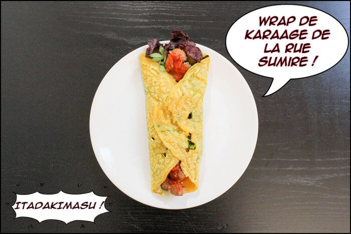 Wrap de Karaage - Itadakimasu.fr