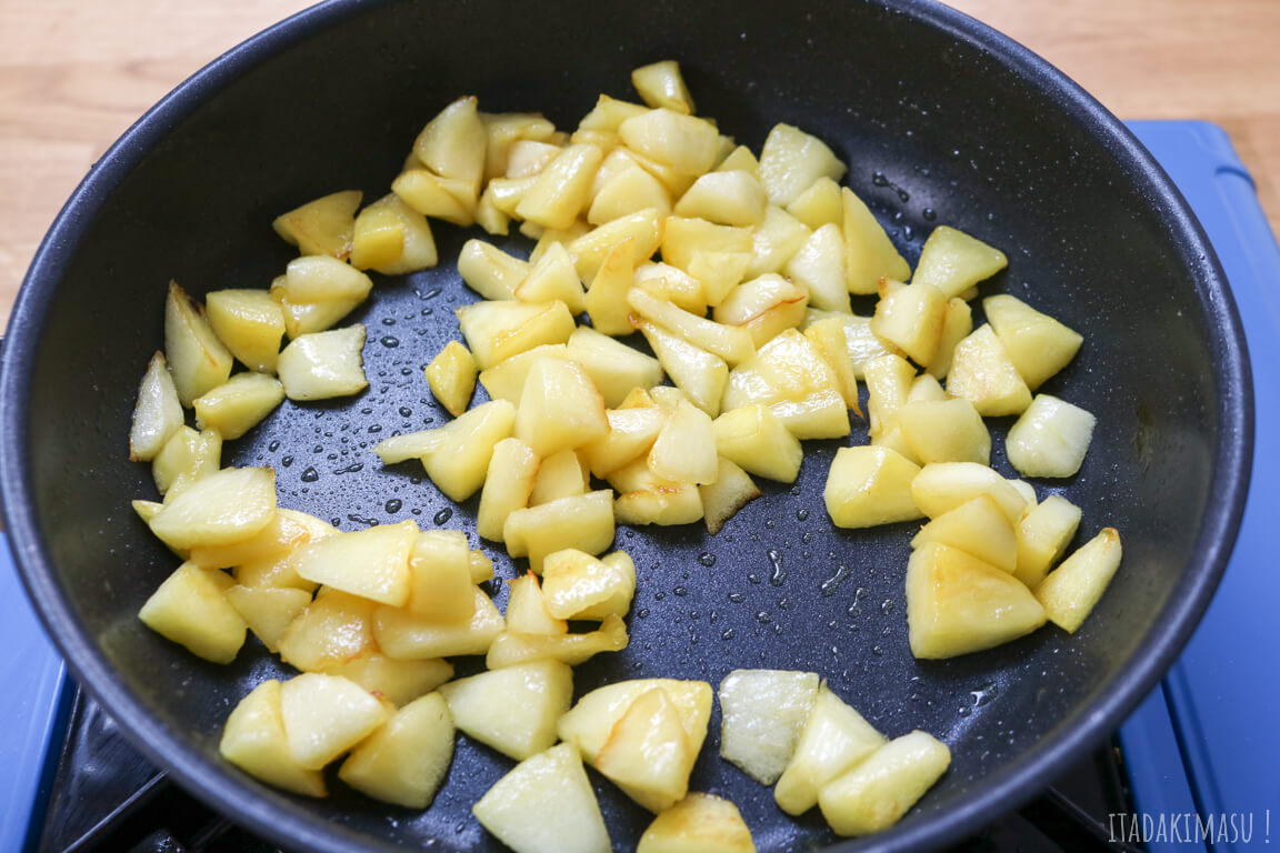 Caramélisation pommes