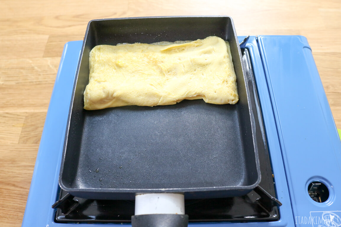 Tamagoyaki cuisson