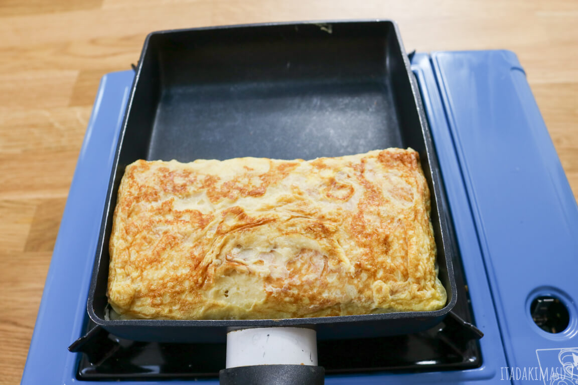 Tamagoyaki cuisson