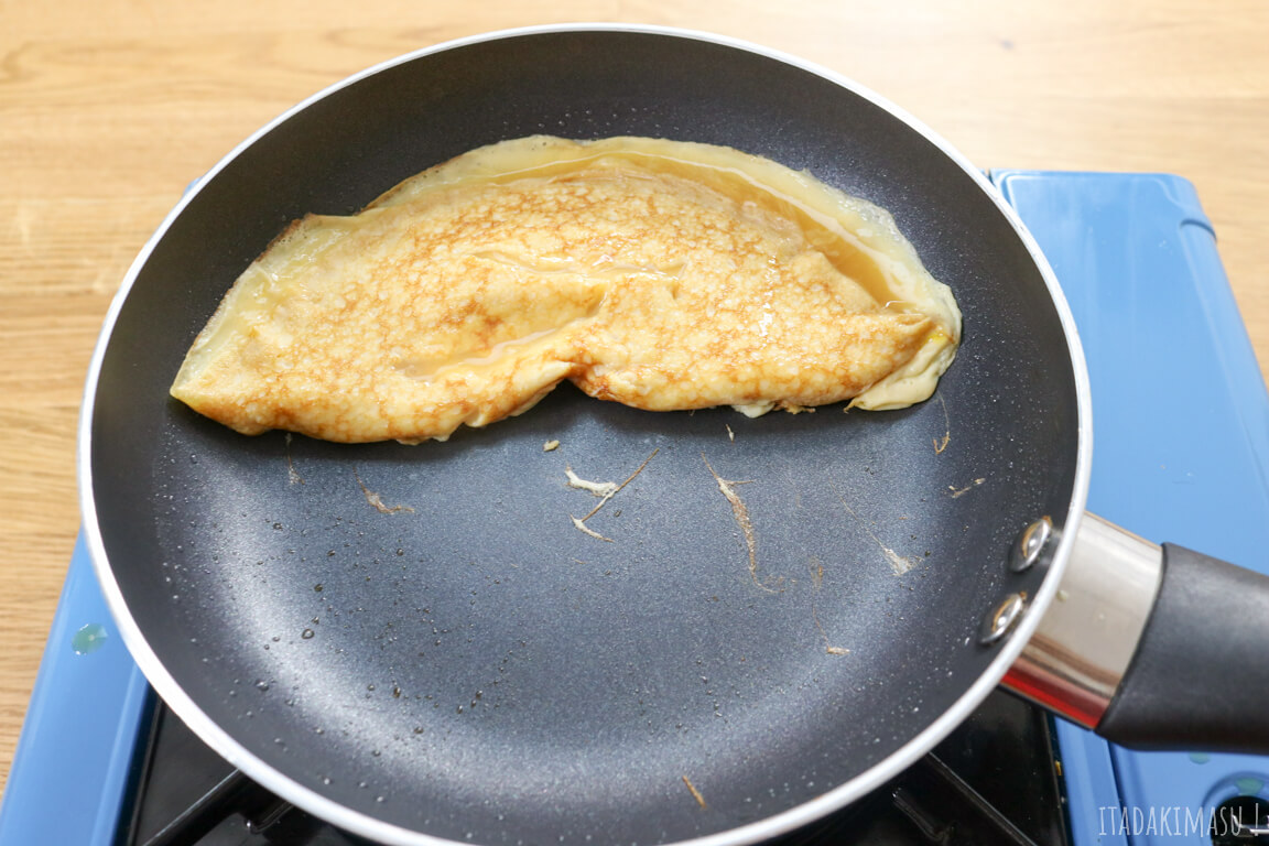 Tamagoyaki cuisson