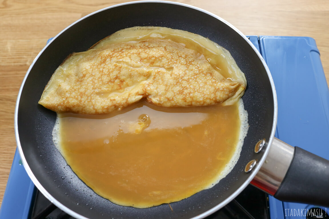 Tamagoyaki cuisson