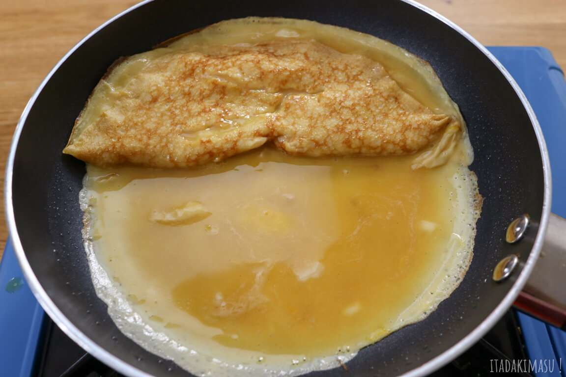 Tamagoyaki cuisson