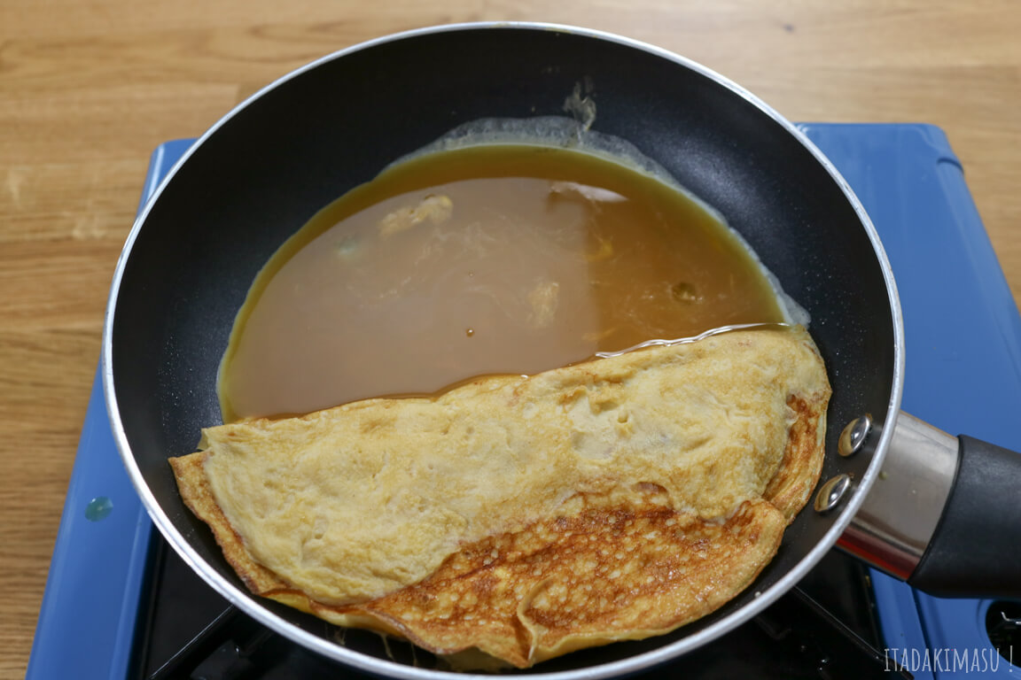 Tamagoyaki cuisson